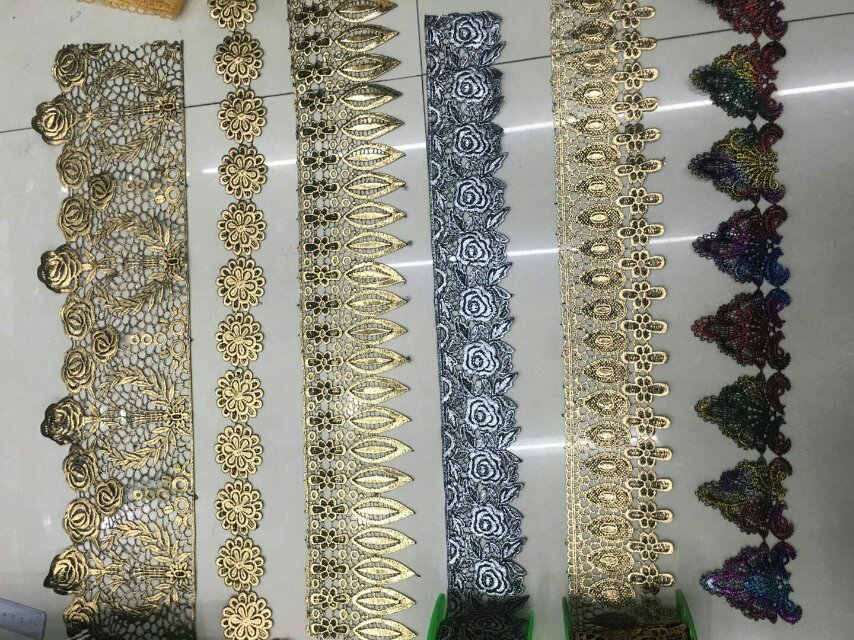 广东刺绣水溶花边服装辅料花边批发花边锦纶花边产品图