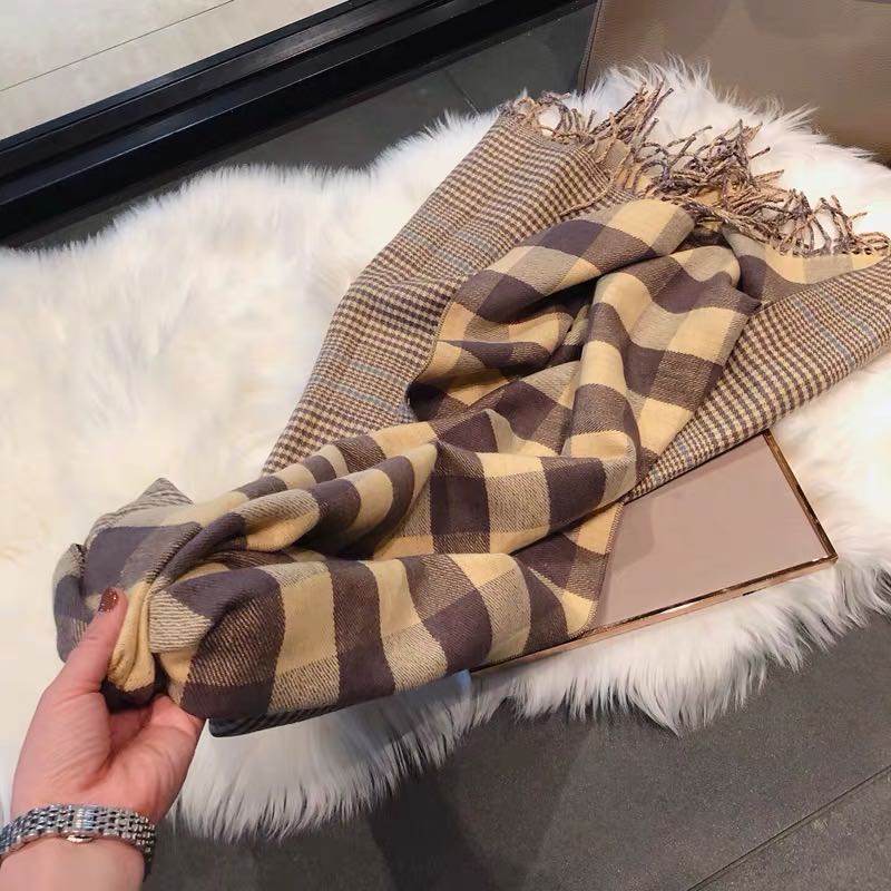 A classic and high-end scarf for students, a long and fashionable shawl for women in autumn and winter Specification image