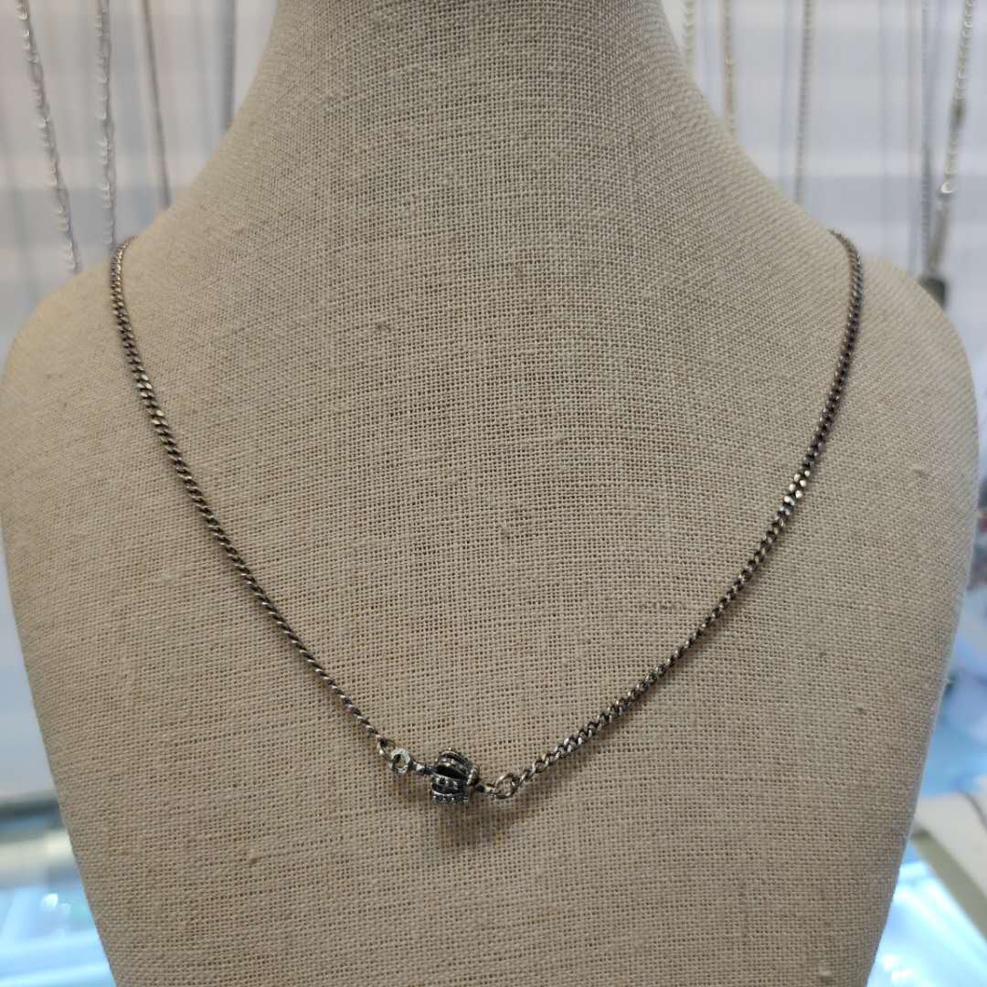 A new versatile s925 sterling silver crown necklace for both men and women, suitable for Japan and South Korea