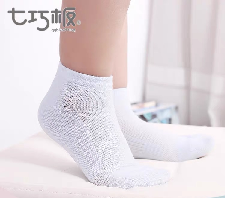 七巧板春夏季网眼薄棉船袜3006细节图