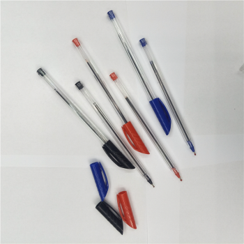 Medium Oil Pen Ballpoint Pen Can Be Customized Logo Plastic Ballpoint Pen Red Black Blue Specification drawing