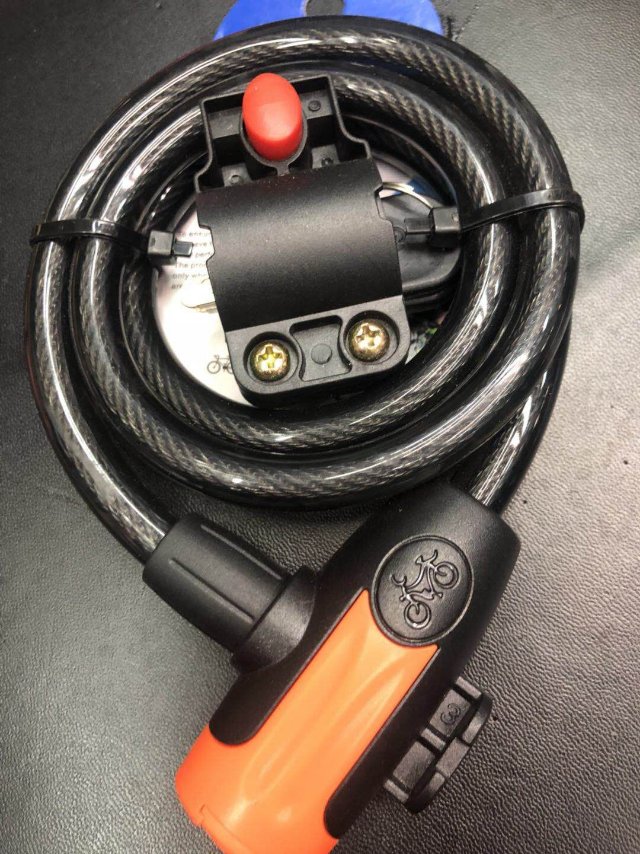 优质纯钢自行车锁安全锁