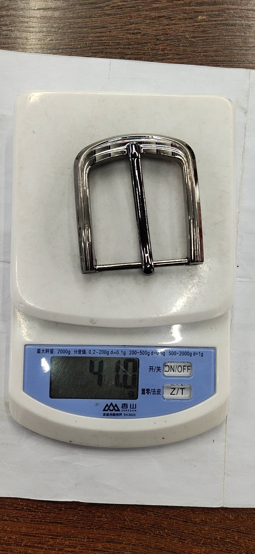 Men's Classic Nostalgic Needle Buckle Hardware Belt Buckle Belt Buckle Specification drawing
