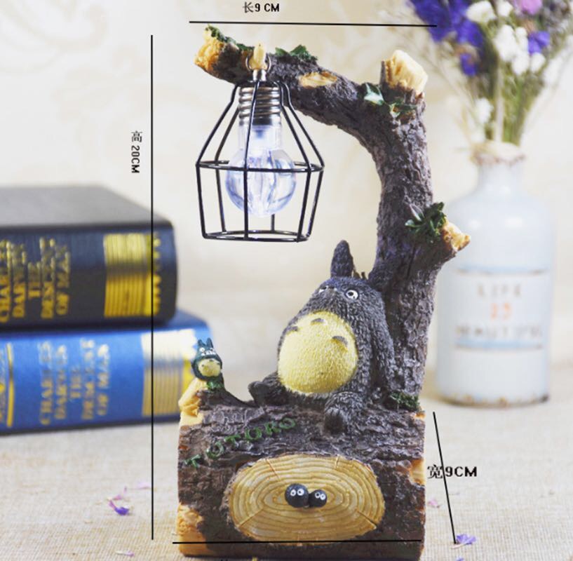 Zakka groceries Totoro small night lights resin small decorations small crafts small decorations home creative decorations small decorations thumbnail