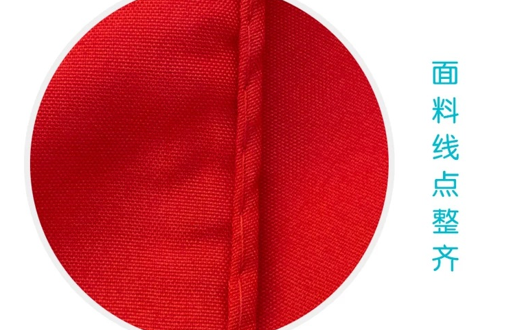 Cotton Cotton Red Scarf 1.2 M 1 M Adult Primary School Students Satin Knots Free Zipper details Picture