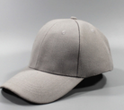 灰色纯色棒球帽广告帽鸭舌帽光板弯檐嘻哈帽子遮阳帽