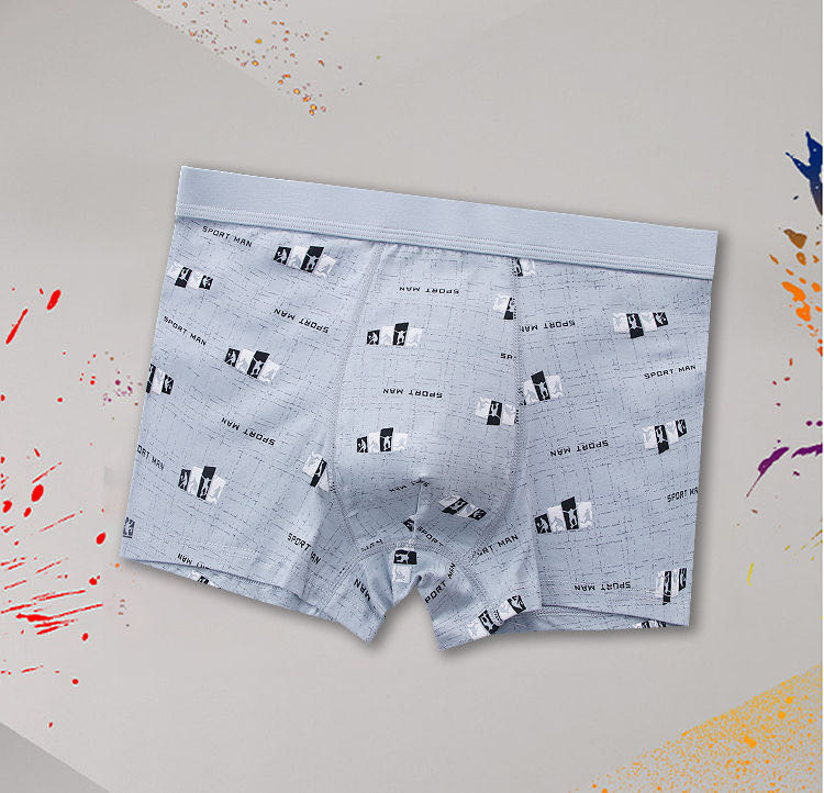 Men's Underwear Men's Pants Boys Student Breathable Boxers Men's Boxers Men's details Picture
