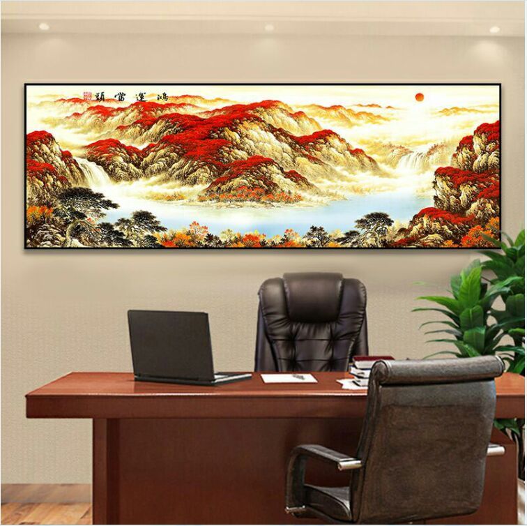 the cultural connotation behind the new Chinese decorative painting