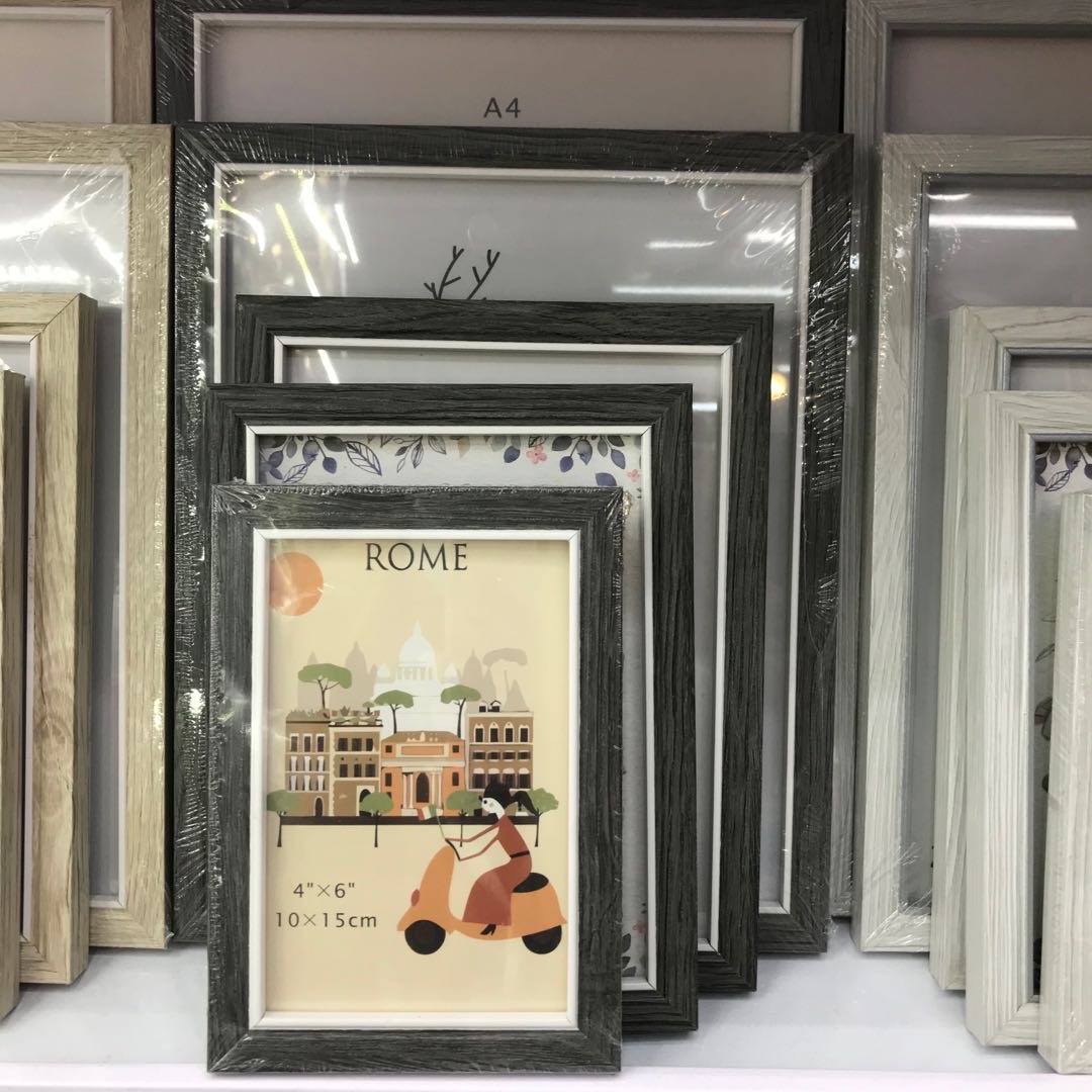 仿古相框仿木相框密度板相框混色新款相框 工艺品产品图