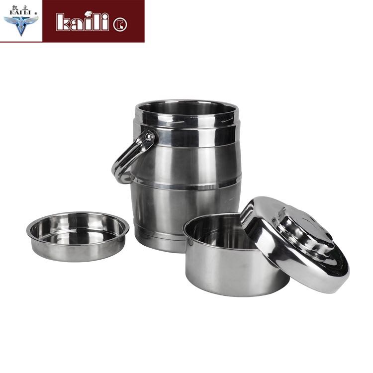 201 stainless steel portable insulated pot for students and office workers details Picture
