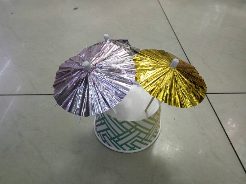 Gold and silver cartoon Korean-style umbrella signature Specification image