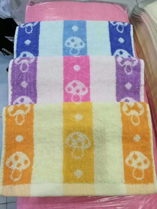 4689定制毛巾厂家直销色织加厚深色经典方块毛巾