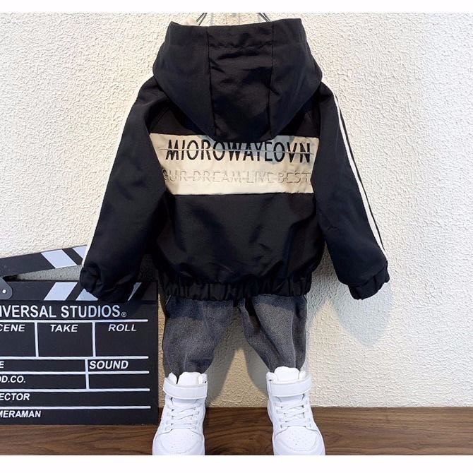 Boy jacket Winter coat plus cotton new style winter boys Korean version of children's trench coat jacket fashion thumbnail
