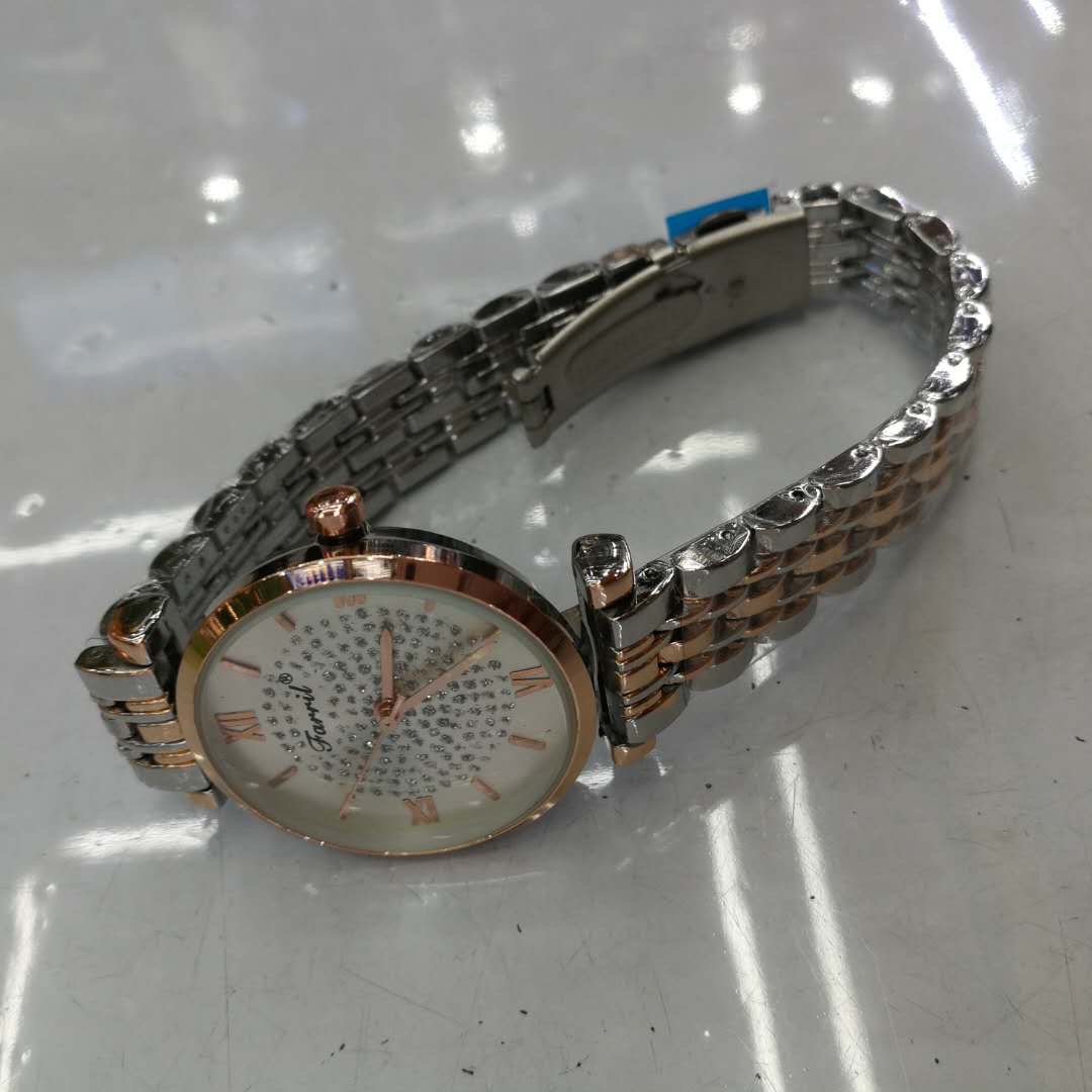 Steel band fully automatic mechanical waterproof business trend calendar watch for couples Specification image