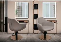 28536厂家直销 欧美风 现代简约 一体式定型海绵发廊理发店升降美发椅