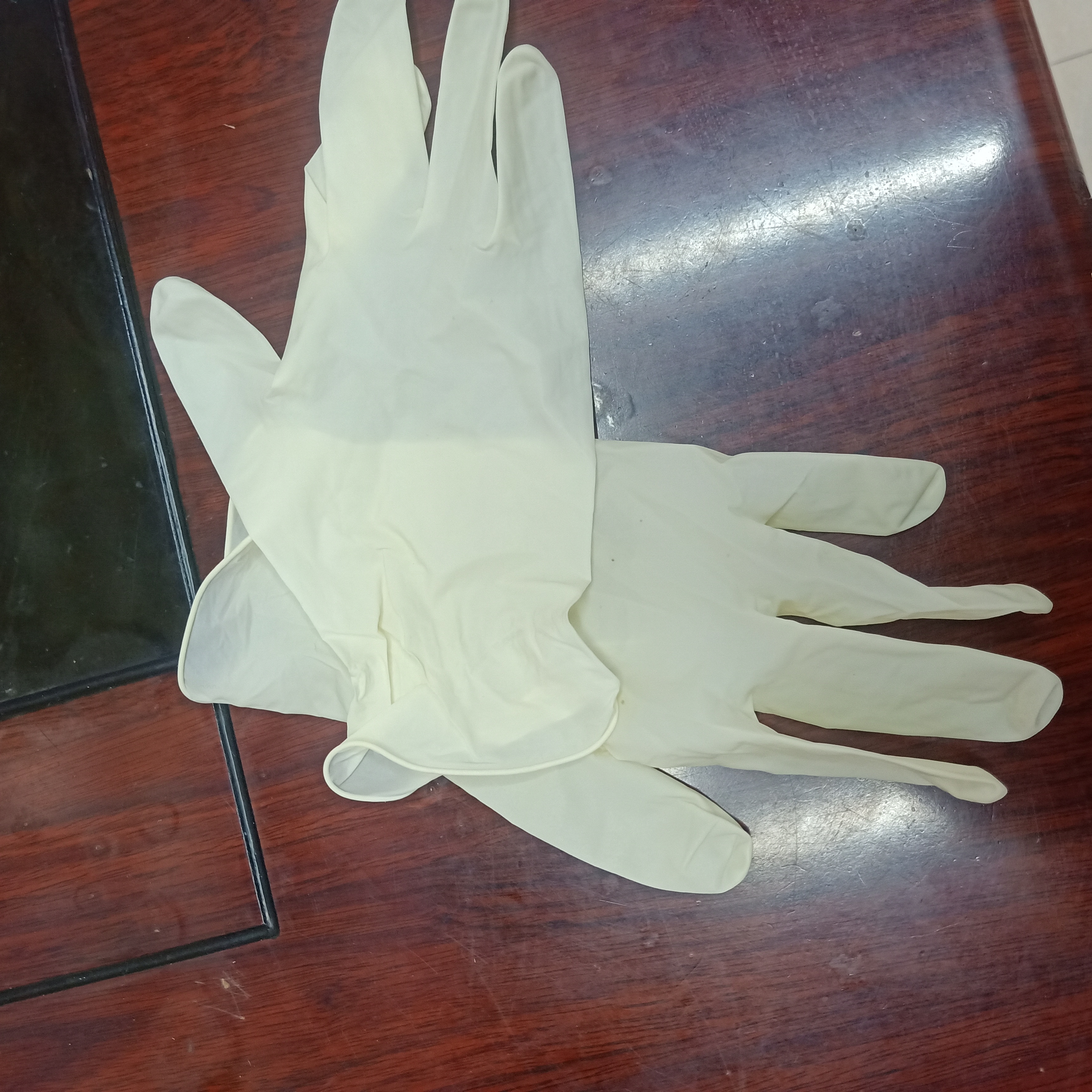 Food, catering, household chores, thickened labor protection 100 pairs of insulating protective rubber latex nitrile gloves details Picture