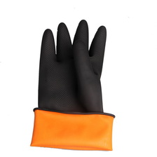厂家热销新款黑工业100克手套家用防滑保护手套高档乳胶手套