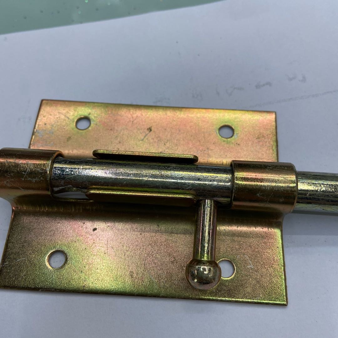 80镀彩锌插销门锁配件门款插销厂家直销产品图