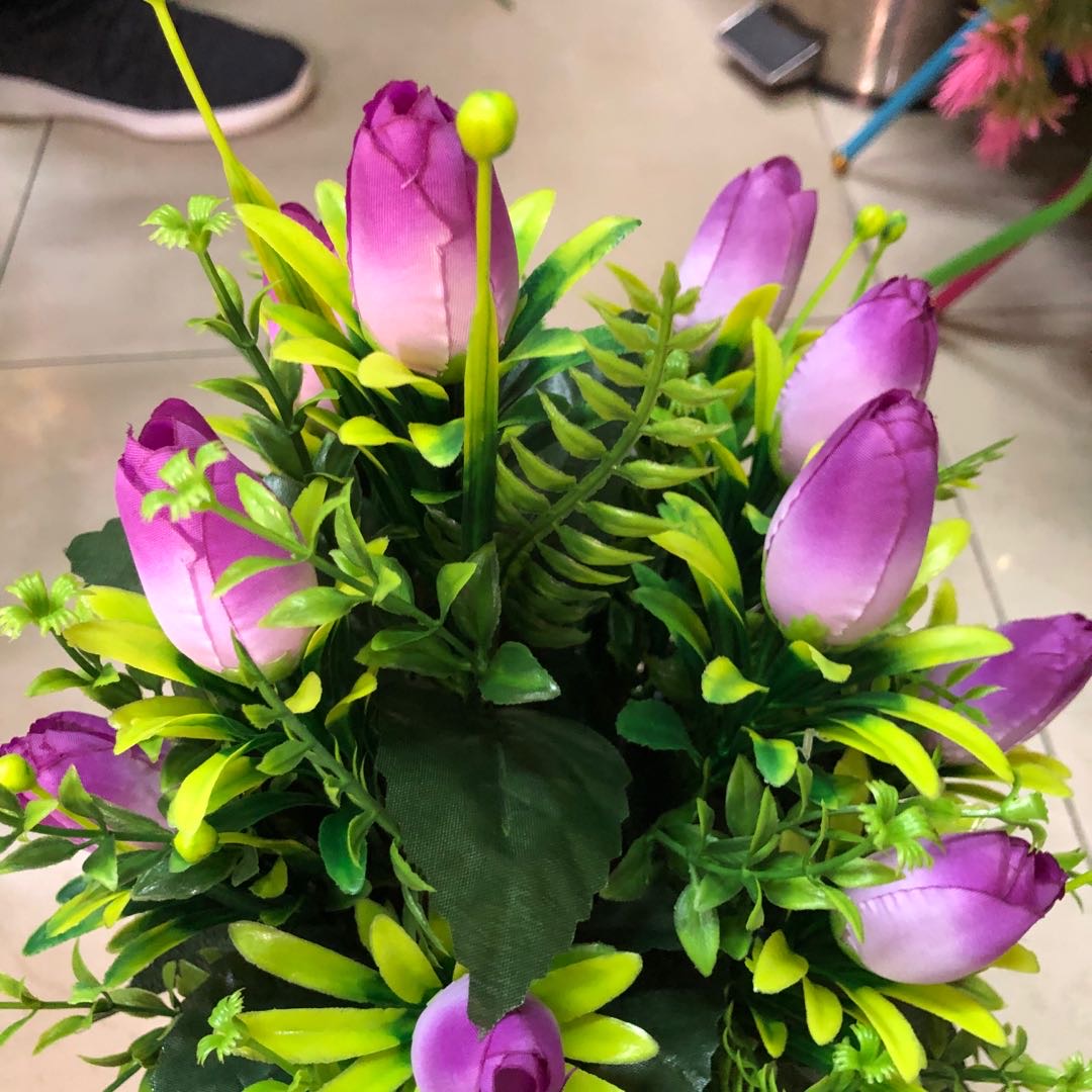 仿真花/假花仿真花/人造花/高考花束/仿真花硅胶细节图