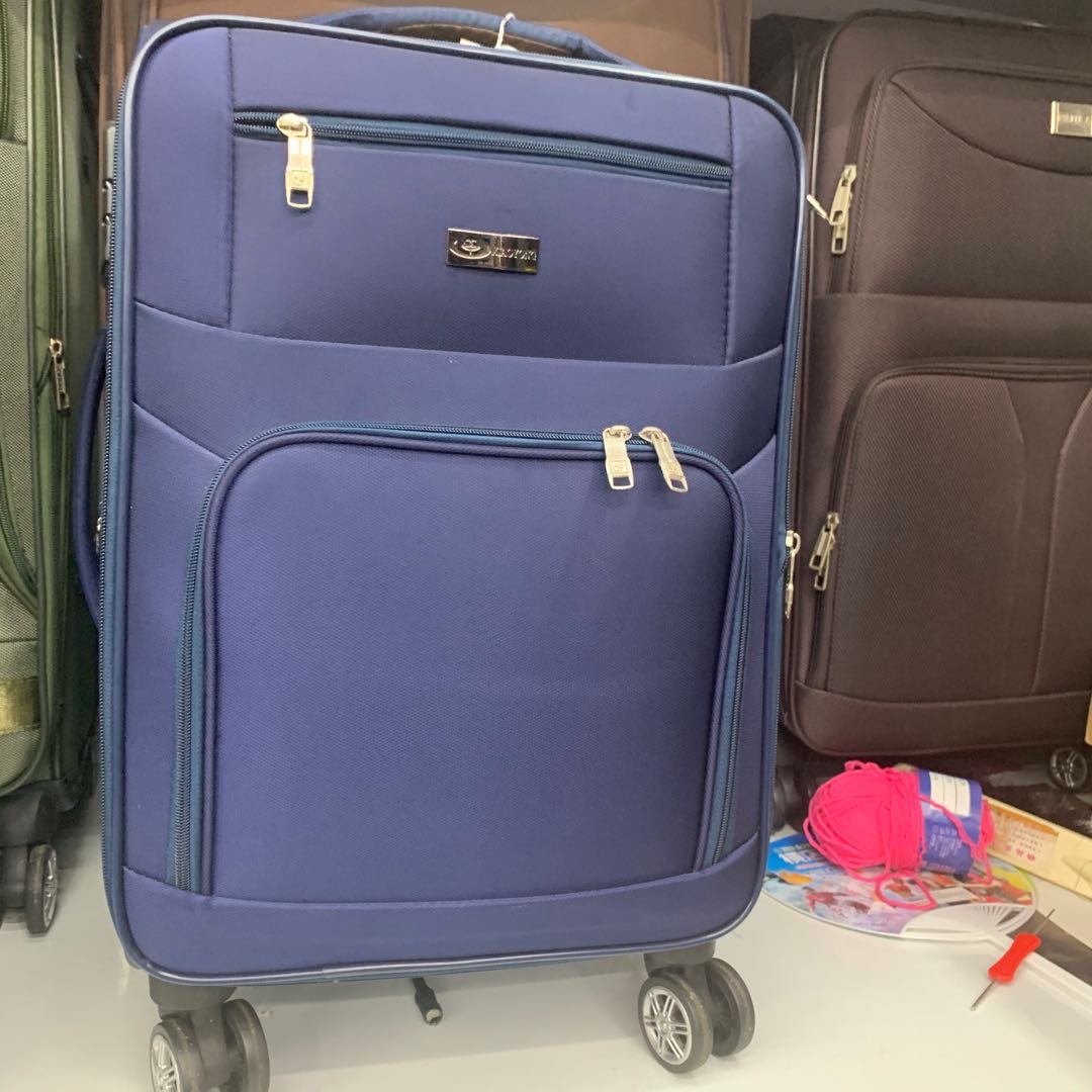 行李箱旅行箱大容量旅行箱拉杆行李箱旅行出行行李箱蓝色款式图