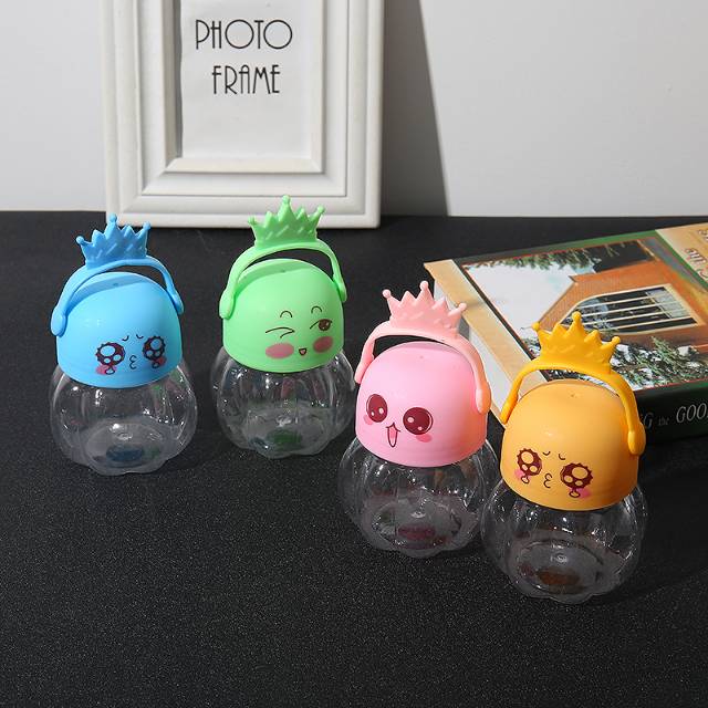Product name: Crown earphone cartoon pumpkin plastic bottle thumbnail