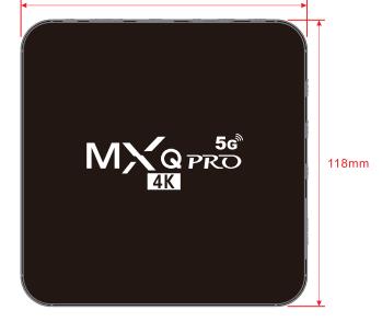 High-definition network set-top box, remote control wifi, smart TV box, 4K high-definition support for screen projection Specification image