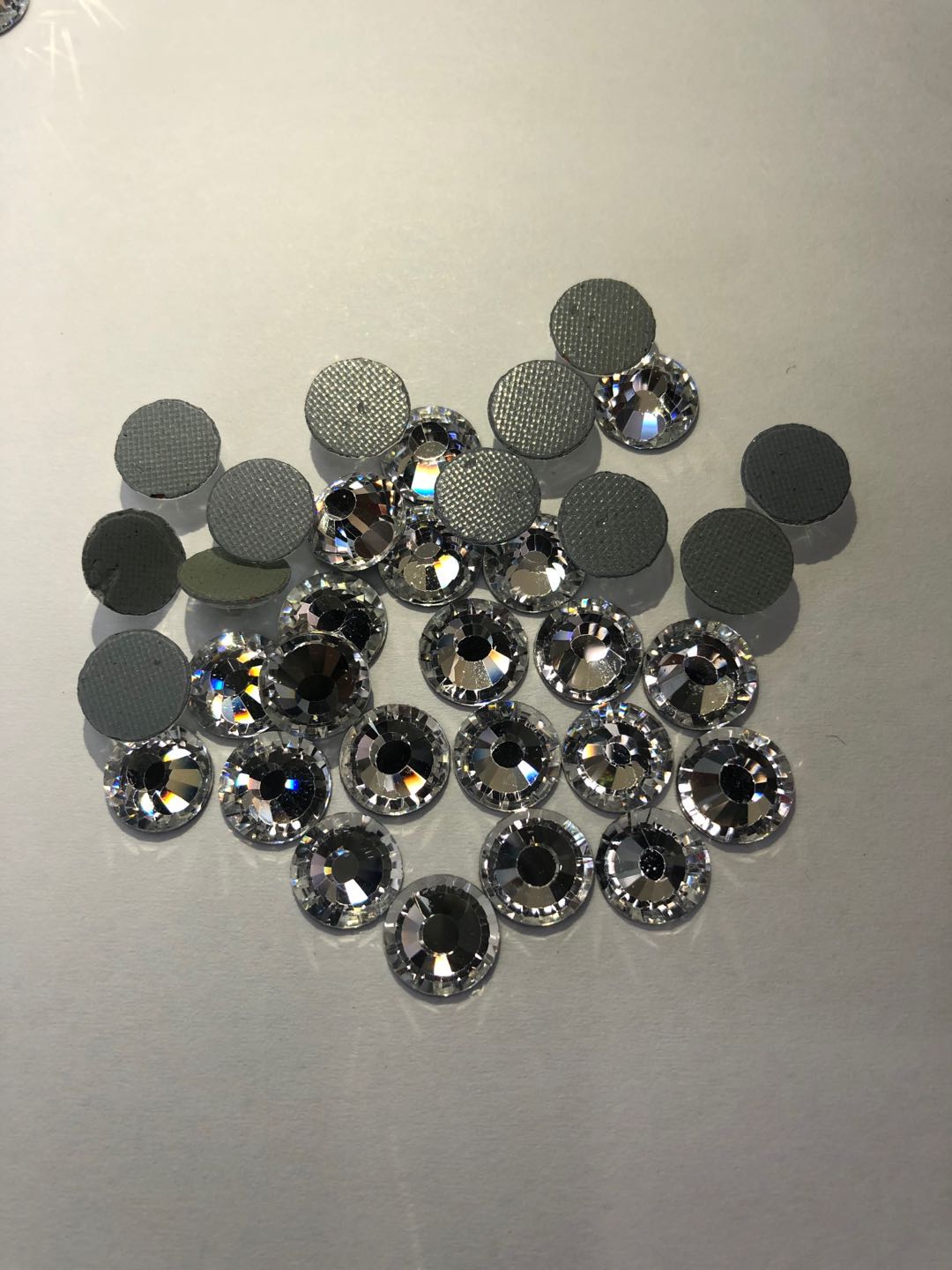 白色SS30仿奥钻8大8小切面美甲钻DIY钻产品图