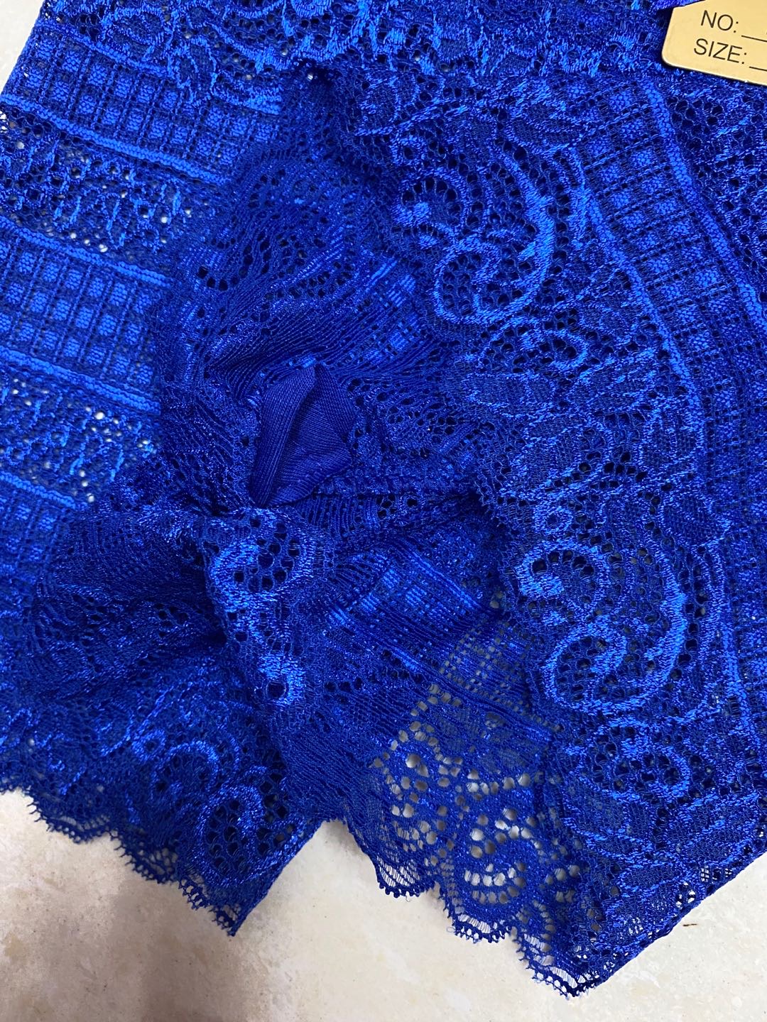 New Light Temptation Fashion Soft Breathable Women's Low-Rise Underwear Blue details Picture
