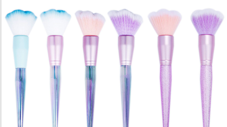 新款单支花朵散粉刷化妆刷彩妆工具腮红刷眼影刷