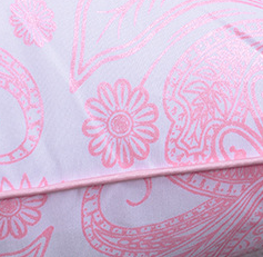 Factory direct sales and wholesale of pillows, pillow cores, health care neck pillows, five-star hotel feather velvet pillows, pink phoenix tail flowers Specification image