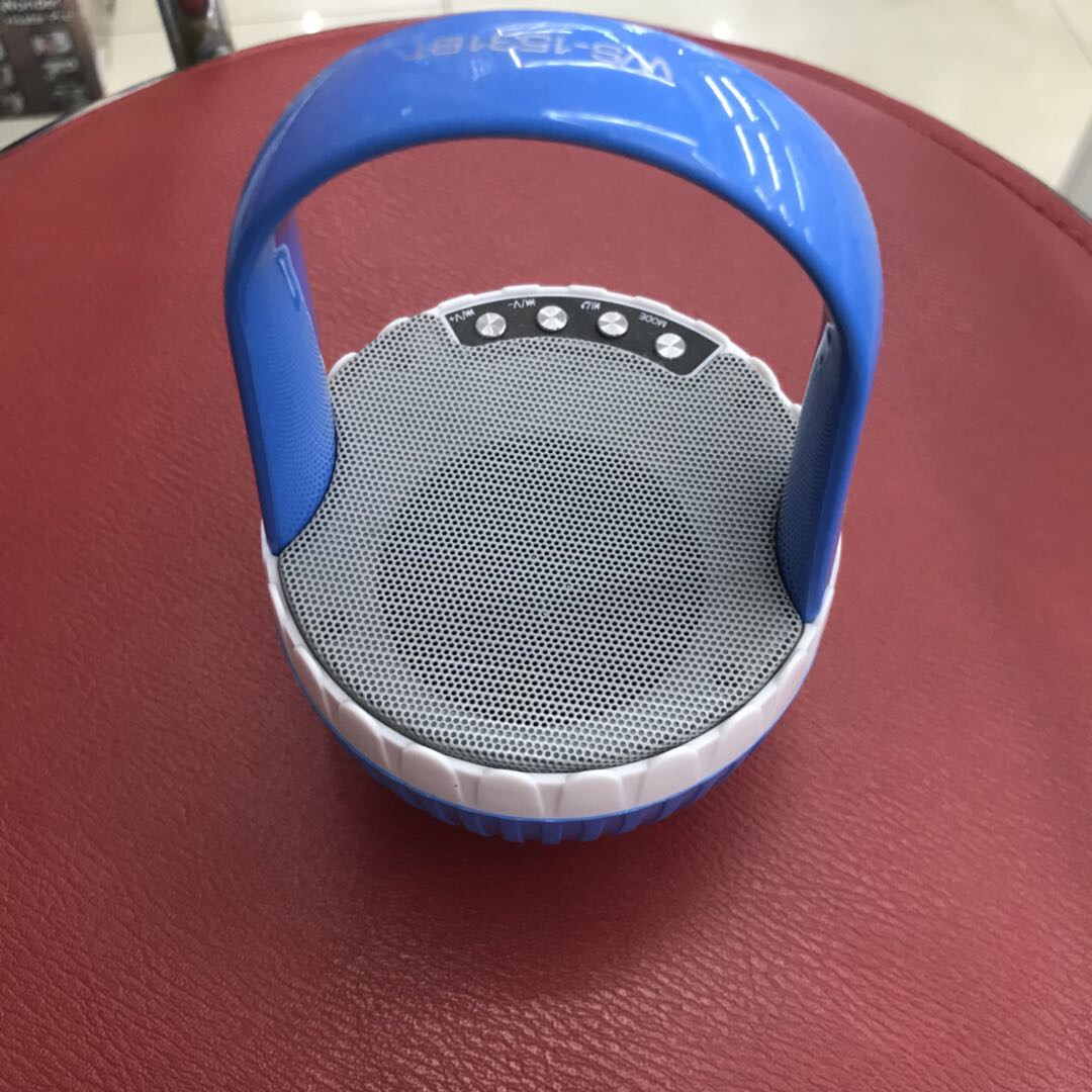 小音响可爱小巧蓝色拎袋长外出可用