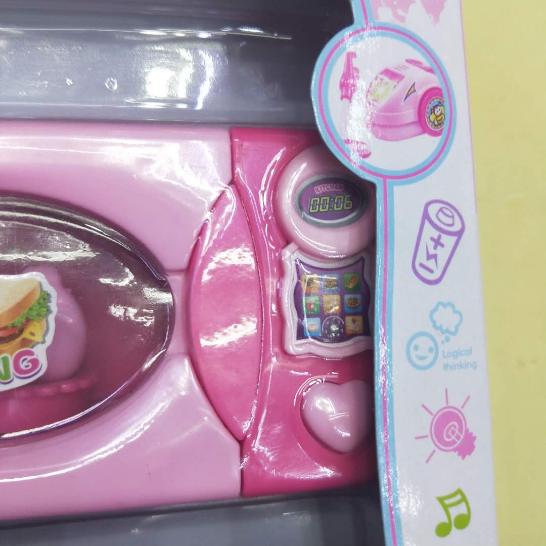 迷你家电微波炉玩具角色扮演女孩儿童过家家玩具细节图