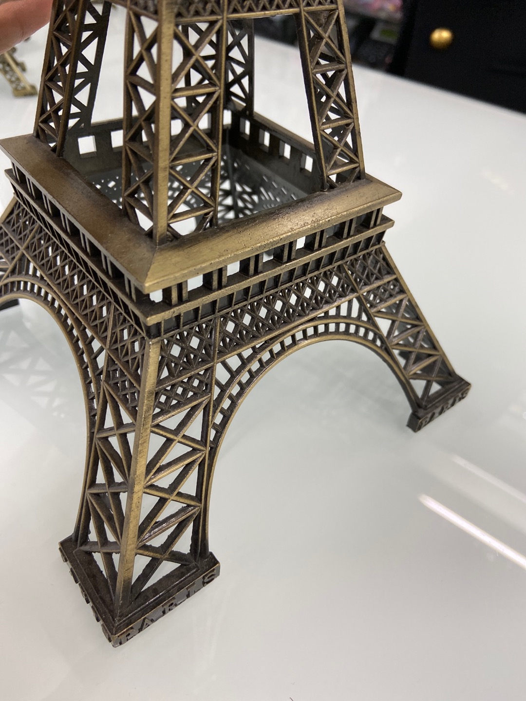 38锌合金铁塔装饰创意摆件饰品五金摆件细节图