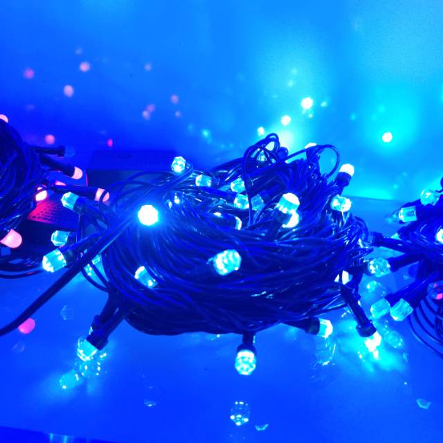 婚礼圣诞装饰led彩灯球圆球户外装饰串灯球泡粗线黑线防水特大圆球串灯图