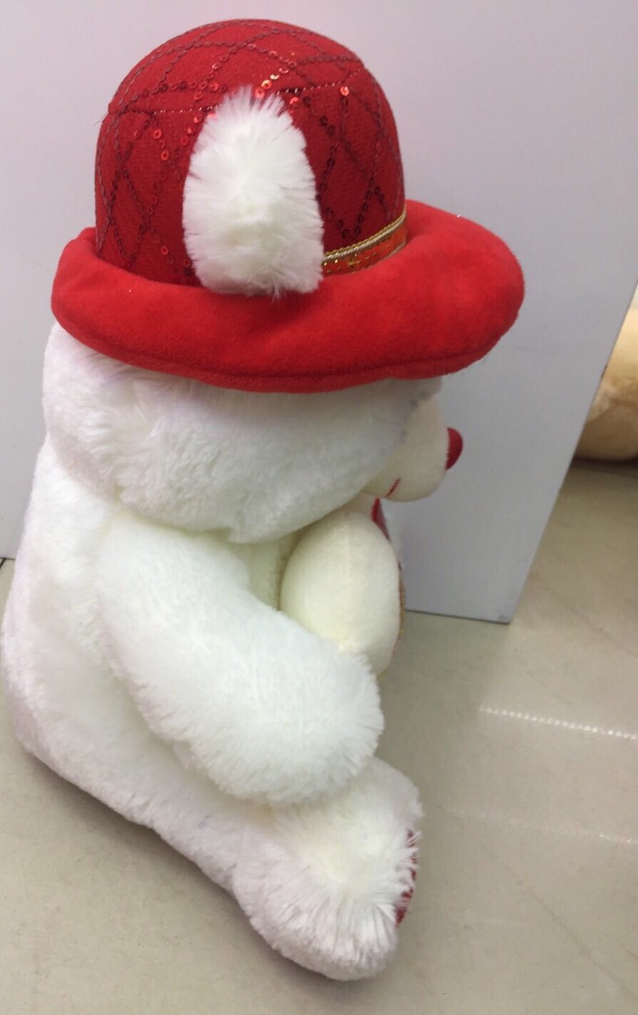Direct sales from the manufacturer of plush hat-shaped bear-shaped cartoon dolls and cloth dolls details Picture