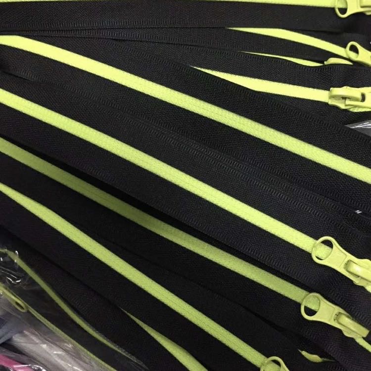 隐形拉链条5号尼龙羽绒服冲锋衣单头反装反向隐型长拉链开口拉链款细节图