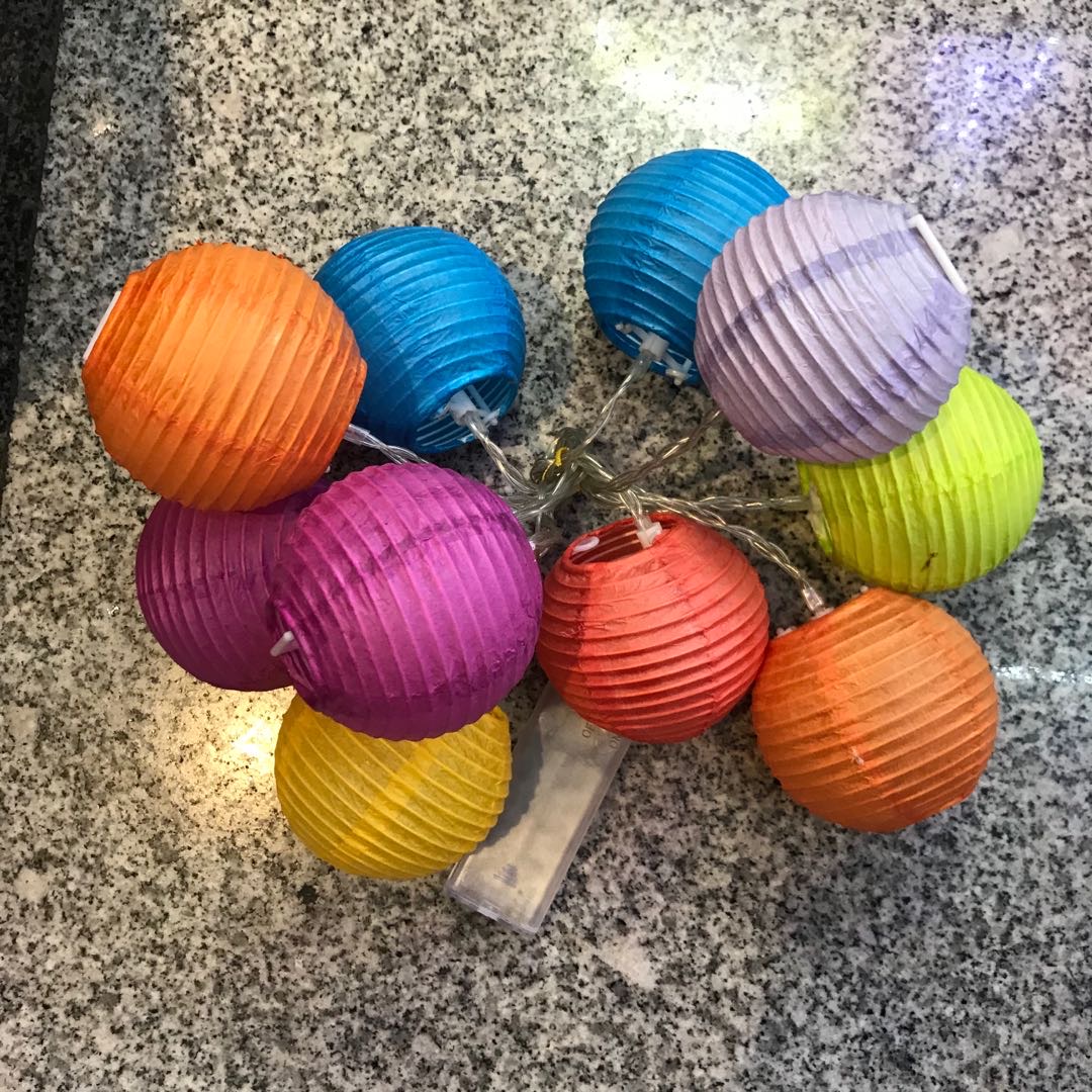 厂家直销批发布灯彩色电池款灯串多头3000pc