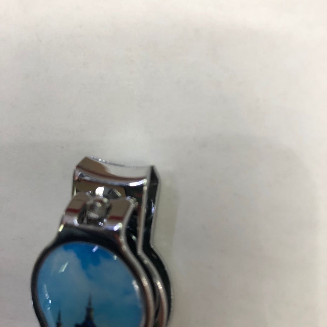 托雷多图案金属指甲剪定制纪念品挂件细节图