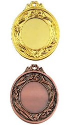 Colorful ribbon sports competition awards, prizes, zinc alloy metal MEDALS, customizable logos details Picture