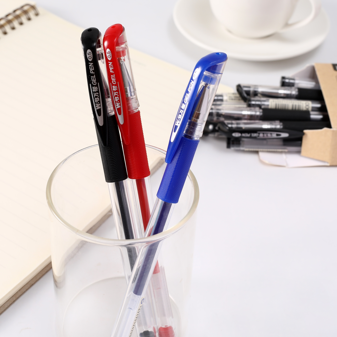 Wanbang 0.5mm European standard office gel pen for learning supplies details Picture