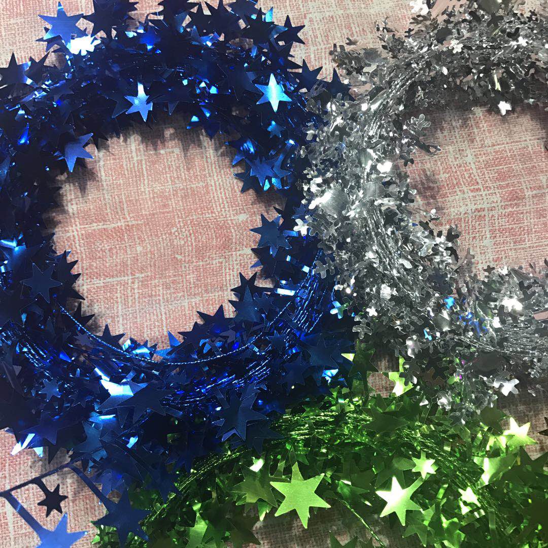 Wholesale leaf strips, leaf plastic materials, flower garlands, diy flower art products, green and gold plastic details Picture