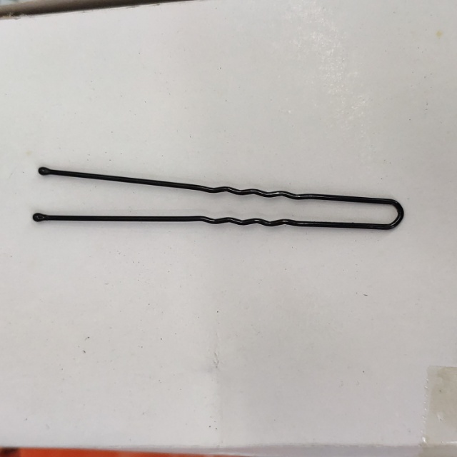 简约一字夹女生头饰黑色顶夹刘海夹