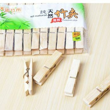 竹子晒衣架竹裤架裤夹家用防霉竹衣架夹子晾衣夹十字多夹晒袜子架细节图