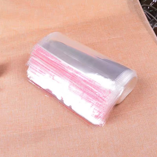 A sufficient quantity of 100 opp bags, custom-made color-printed transparent self-adhesive film self-sealing bags, 50*69 details Picture