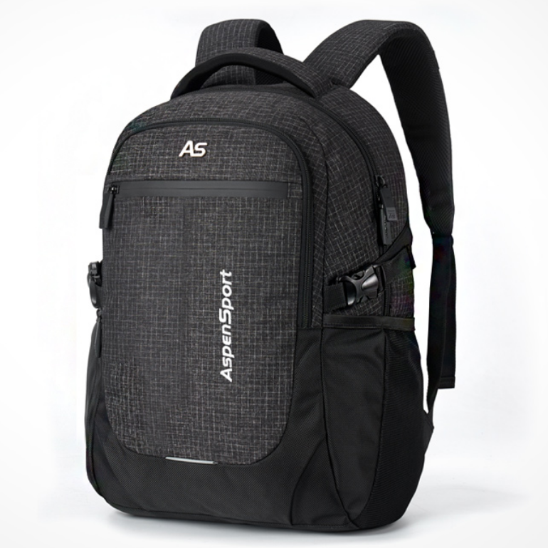 Black Multifunctional Backpack Schoolbag Backpack details Picture