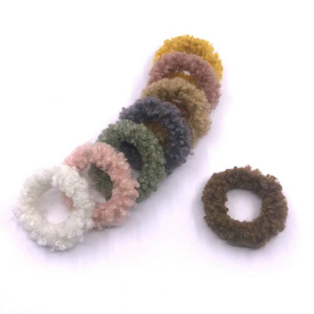 A new best-selling Korean-style faux wool hair band details Picture