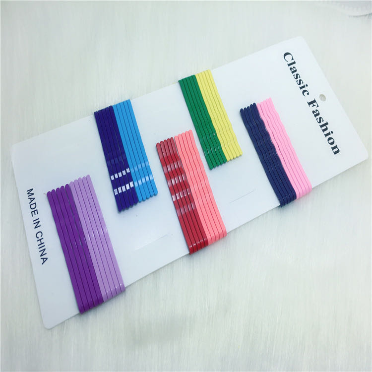 Korean Internet Red Color Clip Candy Color Hair Card Children's Hair Clip Cute Bangs Clip details Picture