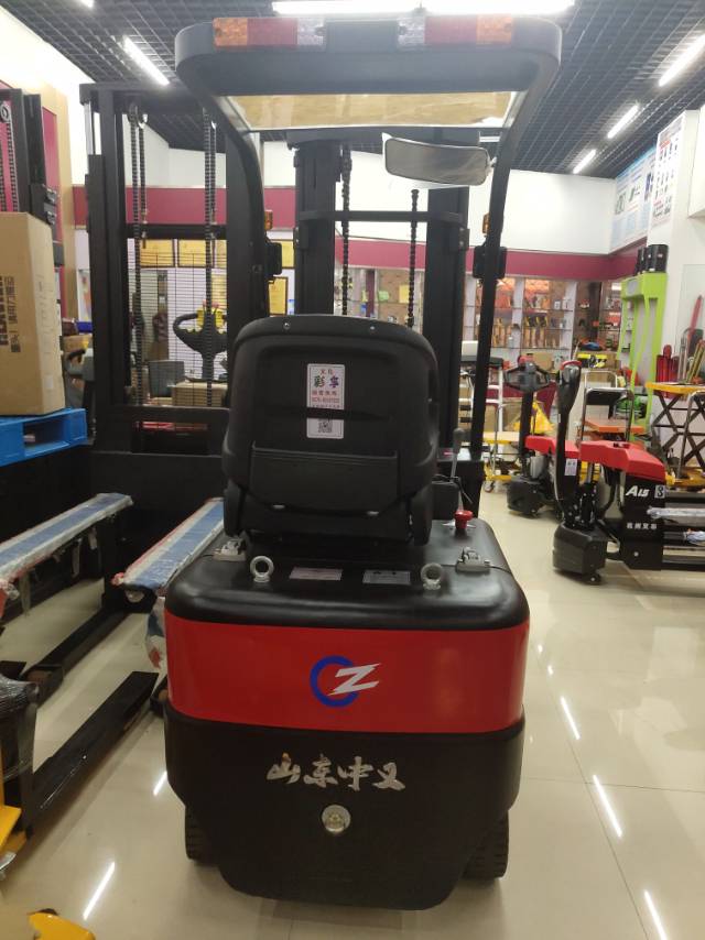 The load capacity of Shandong Zhongcha CPD10 battery forklift is 1000kg details Picture