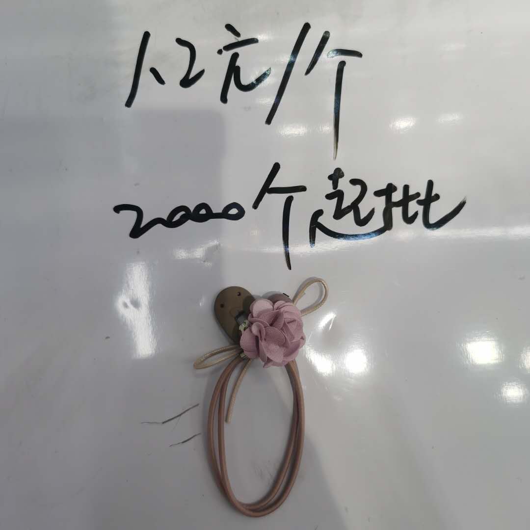 The Korean version of fashion ladies foreign style with hair band flower bow rubber band