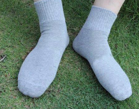 Men's spring and summer thin pure cotton men's socks silver ion antibacterial and deodorizing high-end business socks Specification image